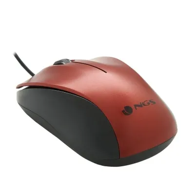 NGS Wired Crew Ratón Óptico 1200DPI Rojo NGS Wired Crew Ratón Óptico 1200DPI Rojo