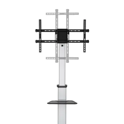 Aisens FT86TRE-197 Soporte de Suelo con Rueda, Bandeja DVD para