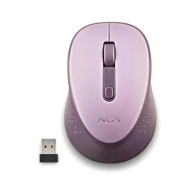 NGS Dew Lilac Ratón Optico Inalámbrico 1600 DPI Lila NGS Dew Lilac Ratón Optico Inalámbrico 1600 DPI Lila