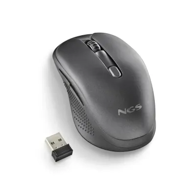 Ratón Inalámbrico NGS Evo Rust/ Batería recargable/ Hasta 1600 Ratón Inalámbrico NGS Evo Rust/ Batería recargable/ Hasta 1600
