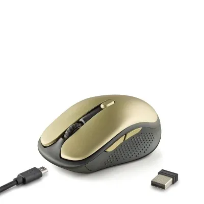 NGS Evo Rust Gold Ratón Inalámbrico Recargable 1600DPI Teclas