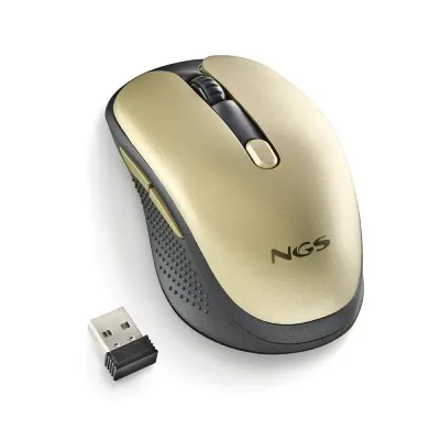 NGS Evo Rust Gold Ratón Inalámbrico Recargable 1600DPI Teclas