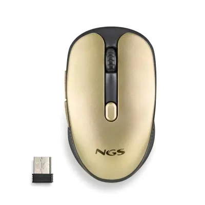 NGS Evo Rust Gold Ratón Inalámbrico Recargable 1600DPI Teclas