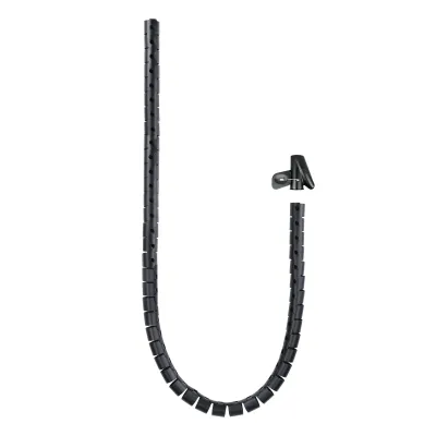Nanocable Organizador de cables flexible 25 mm 1.0m, negro Nanocable Organizador de cables flexible 25 mm 1.0m, negro