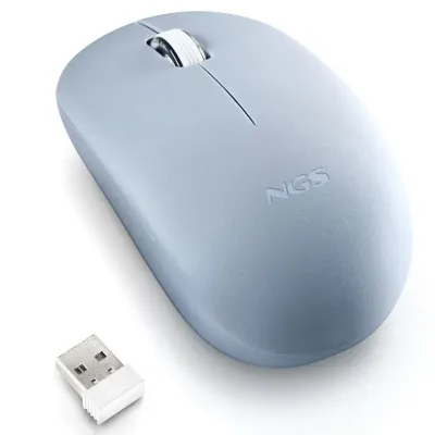 NGS FOG PRO Ratón Óptico Inalámbrico 1000 DPI Azul