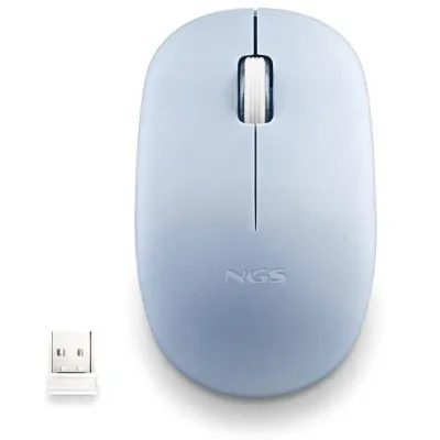 NGS FOG PRO Ratón Óptico Inalámbrico 1000 DPI Azul