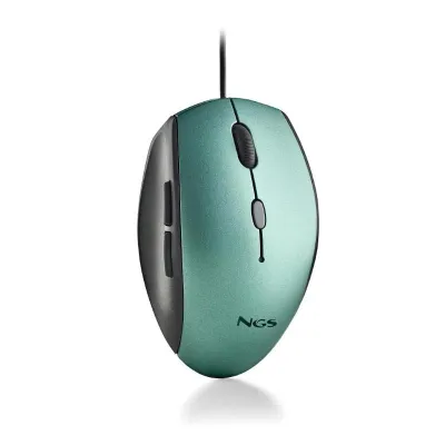 NGS Moth Ice Ratón con Adaptador USB-C 1600 DCPI Azul NGS Moth Ice Ratón con Adaptador USB-C 1600 DCPI Azul