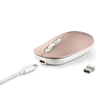 Ratón Inalámbrico por Bluetooth NGS Shell-RB/ Batería Ratón Inalámbrico por Bluetooth NGS Shell-RB/ Batería