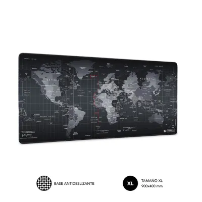 Subblim World XL Alfombrilla Gaming Negra Subblim World XL Alfombrilla Gaming Negra