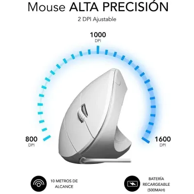 Ratón Ergonómico Subblim Glide Vertical Ergo Wired/ Hasta 1600