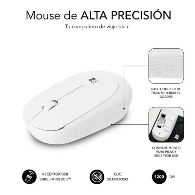 Subblim Business Plus Ratón Inalámbrico Silencioso 1200 DPI Subblim Business Plus Ratón Inalámbrico Silencioso 1200 DPI