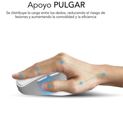 Subblim Comfort Ergo Dual Ratón Ergonómico Inalámbrico para Subblim Comfort Ergo Dual Ratón Ergonómico Inalámbrico para