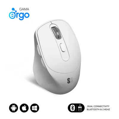 Subblim Comfort Ergo Dual Ratón Ergonómico Inalámbrico para Subblim Comfort Ergo Dual Ratón Ergonómico Inalámbrico para