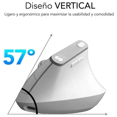 Ratón Ergonómico Inalámbrico por Bluetooth/ 2.4GHz Subblim Ratón Ergonómico Inalámbrico por Bluetooth/ 2.4GHz Subblim