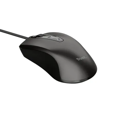 Trust Basics Ratón Óptico 1200DPI Negro