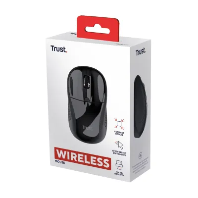 Trust Wireless Mini Ratón Inalámbrico 1600 DPI Negro Trust Wireless Mini Ratón Inalámbrico 1600 DPI Negro