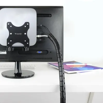 Nanocable Organizador de cables flexible 25 mm 1.0m, negro Nanocable Organizador de cables flexible 25 mm 1.0m, negro