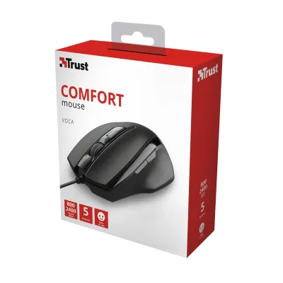 Trust Voca Comfort Ratón Óptico 2400DPI Trust Voca Comfort Ratón Óptico 2400DPI