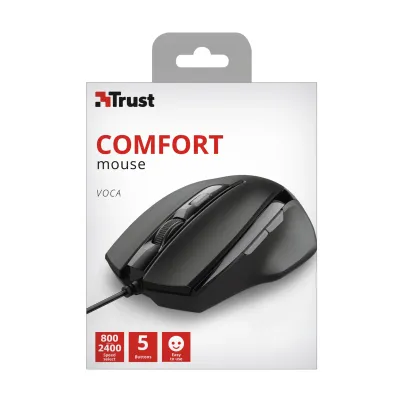Trust Voca Comfort Ratón Óptico 2400DPI Trust Voca Comfort Ratón Óptico 2400DPI