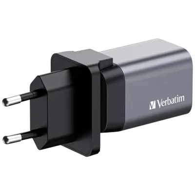 Verbatim GNC-35 Cargador GaN 35W Carga Rápida Gris