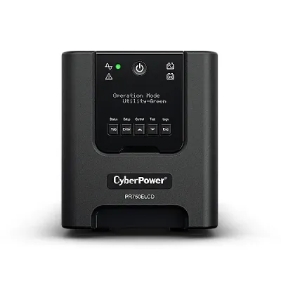 SAI Línea Interactiva Cyberpower PR750ELCD/ 750VA-675W/ 6 SAI Línea Interactiva Cyberpower PR750ELCD/ 750VA-675W/ 6