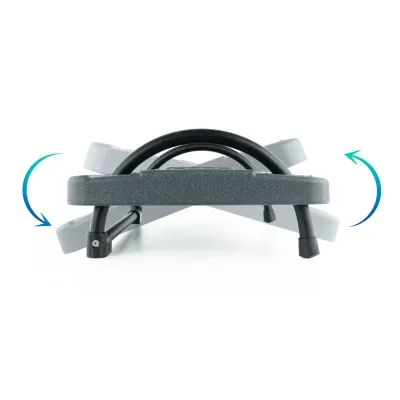 TooQ TQFR0601-G Reposapiés Ajustable en Inclinación Gris