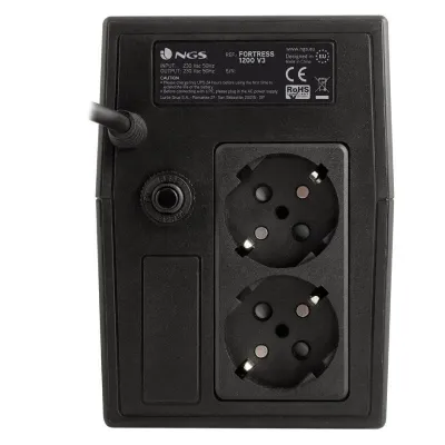 SAI Offline NGS Fortress 1200 V3/ 800VA-480W/ 2 Salidas/ SAI Offline NGS Fortress 1200 V3/ 800VA-480W/ 2 Salidas/