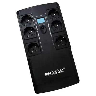 Phasak Kryptos PH 9478 SAI Línea Interactiva 800VA Phasak Kryptos PH 9478 SAI Línea Interactiva 800VA