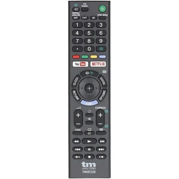 TM Electron TMURC320 Mando a Distancia Universal Compatible con Televisores Sony