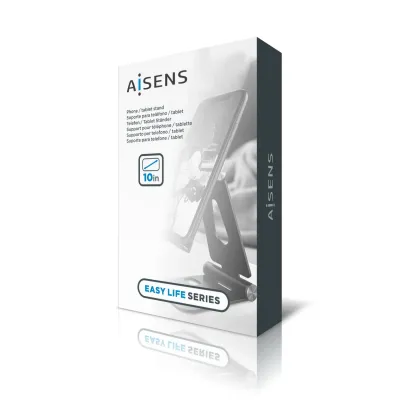 Aisens Soporte para Tablet/Smartphone hasta 10" Plata