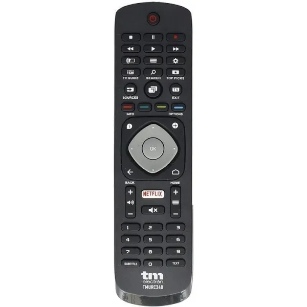 TM Electron TMURC340 Mando a Distancia Universal Compatible con Televisores Philips