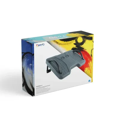 TooQ TQFR0601-G Reposapiés Ajustable en Inclinación Gris