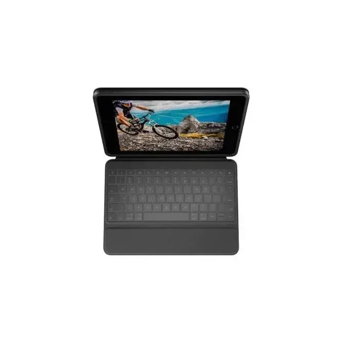 Logitech Rugged Folio Funda con Teclado Bluetooth Gris para