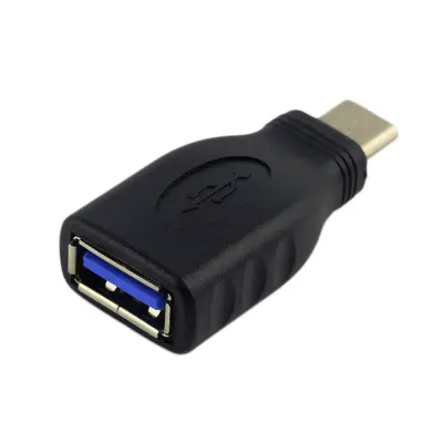 Aisens A108-0323 Adaptador USB-C 3.1 Gen1 5Gbps 3A a USB-A Negro