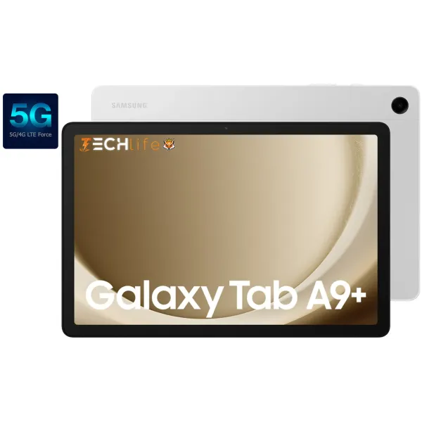 Samsung Galaxy Tab A9+ LTE 5G 11' 4GB 64GB Octacore, Plata