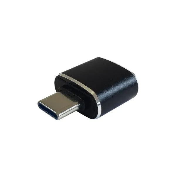 Aisens Mini Adaptador USB 3.1 Gen2 USB-C Macho a USB A Hembra Negro