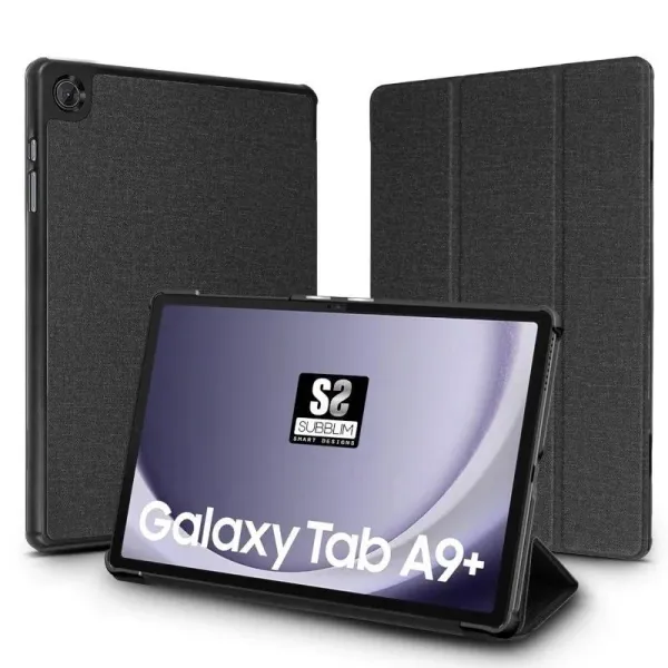 Subblim Shock Case Funda Negra para Samsung Galaxy Tab A9 Plus