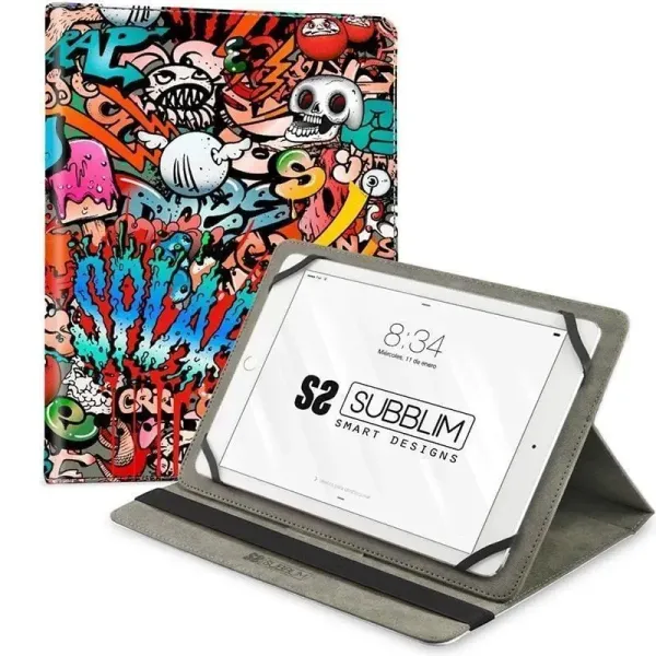Subblim Trendy Case Graffiti Funda Universal para Tablet hasta 10.1"