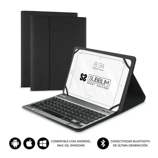 Subblim Keytab Pro Bluetooth Negra para Tablet 10.1"