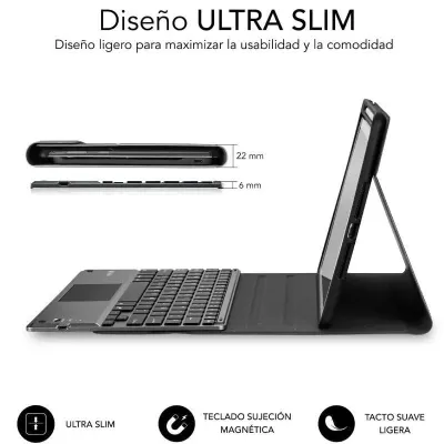 Subblim KeyTab Pro BT Funda con Teclado Negra para iPad 10.9"