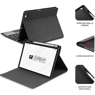 Subblim KeyTab Pro BT Funda con Teclado Negra para iPad 10.9"