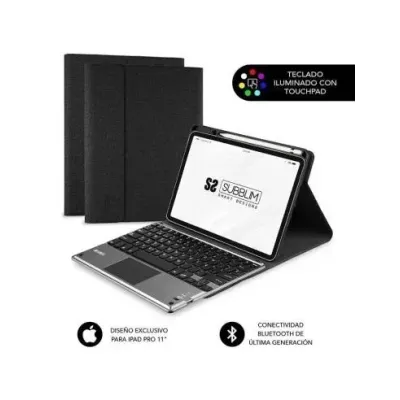 Subblim Keytab Pro Funda Negra con Teclado Bluetooth para iPad