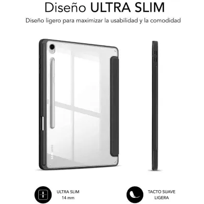 Sublim Clear Shock Case Funda Negra para para Samsung Galaxy