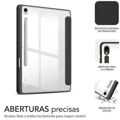 Sublim Clear Shock Case Funda Negra para para Samsung Galaxy