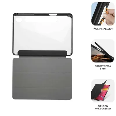 Sublim Clear Shock Case Funda Negra para para Samsung Galaxy