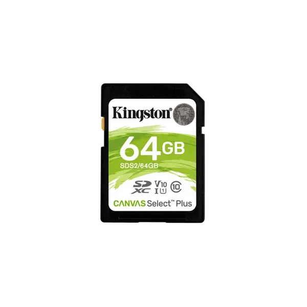 Kingston Canvas Select Plus SDXC 64GB UHS-I Clase 10