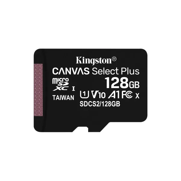 Kingston SDCS2/128GBSP Canvas Select Plus Tarjeta MicroSD Class 10 128GB