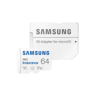 Tarjeta de Memoria Samsung Pro Endurance 64GB microSD XC con Tarjeta de Memoria Samsung Pro Endurance 64GB microSD XC con