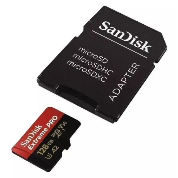 Sandisk Extreme Pro MicroSDXC 128GB UHS-I A2 Clase 10 V30