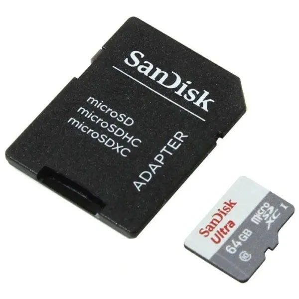 Sandisk Ultra MicroSDXC 64GB UHS-1 + Adaptador